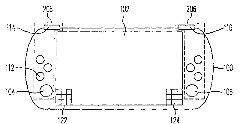 Hand-held electronic device and its input module and method