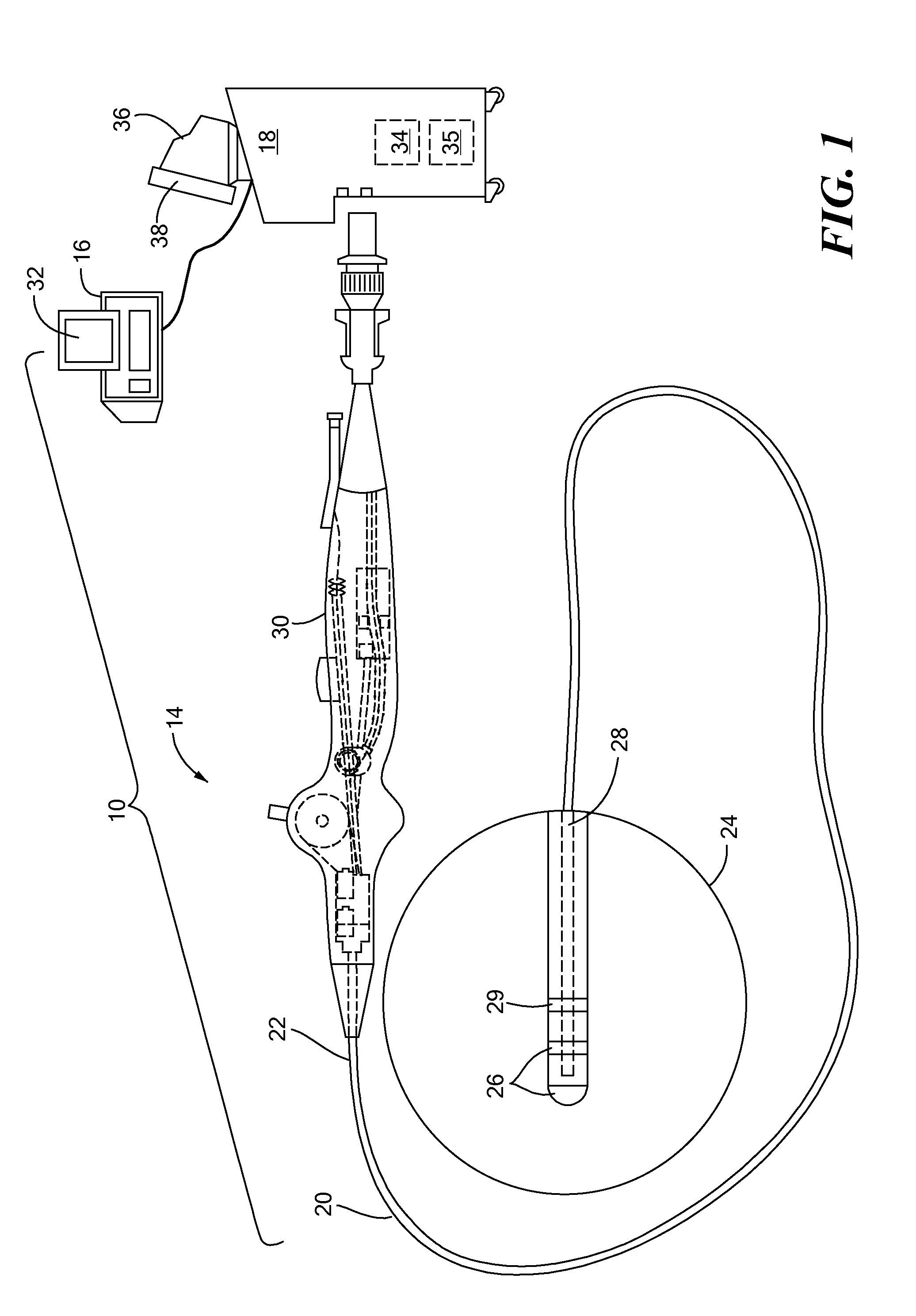 Ablation device and method for electroporating tissue cells