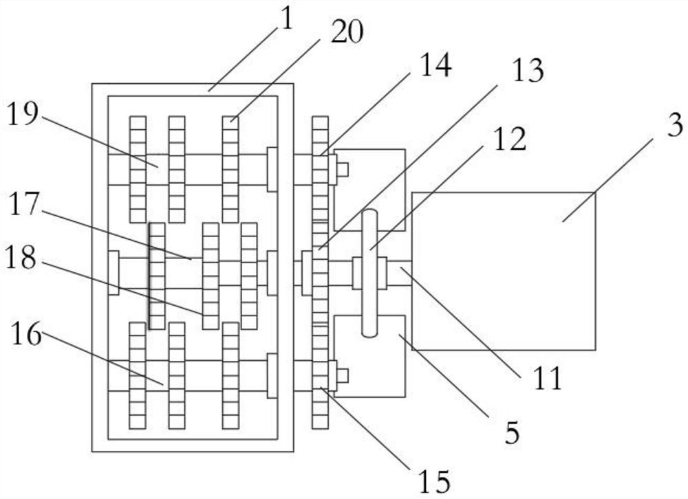 Automatic crushing and fine separation treatment device for waste lead storage batteries