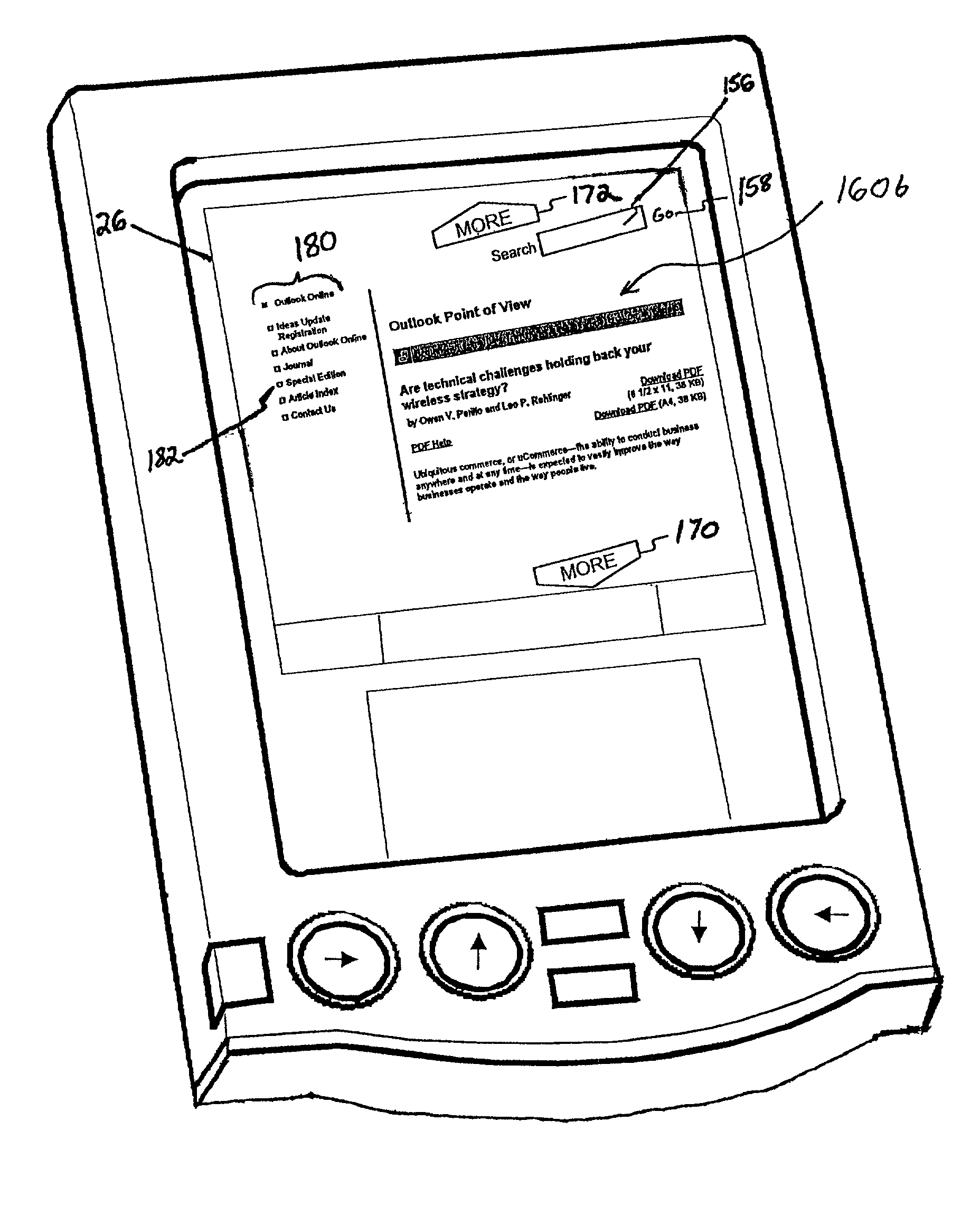 Retrieving documents over a network with a wireless communication device