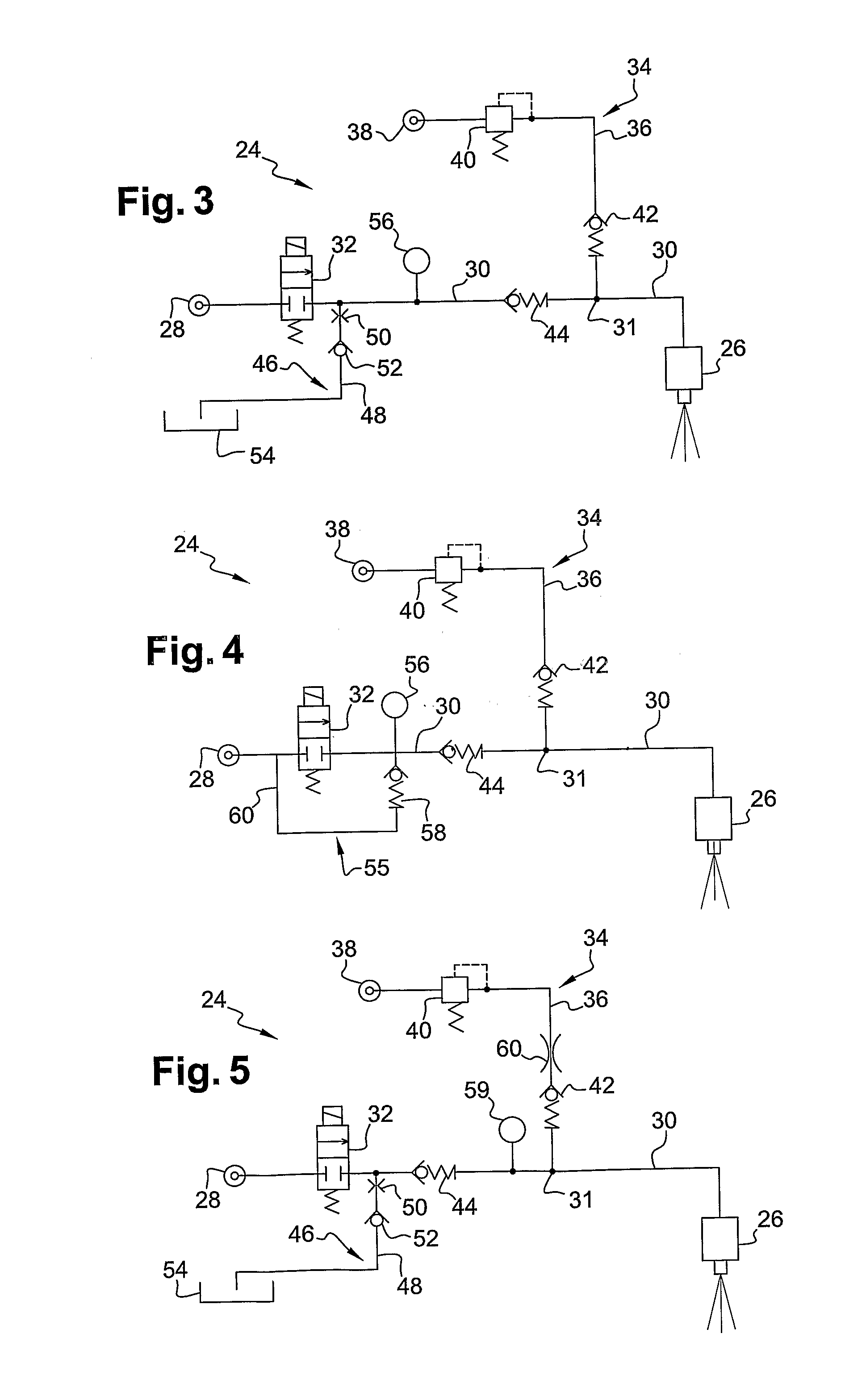 Apparatus and method for injection of a fluid for an exhaust gases treatment device