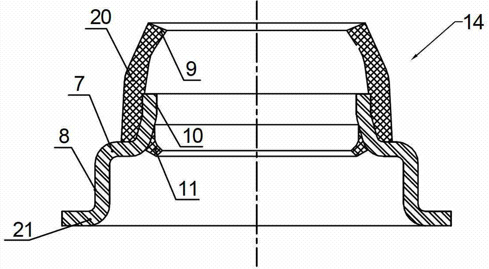 Composite double-lip oil seal