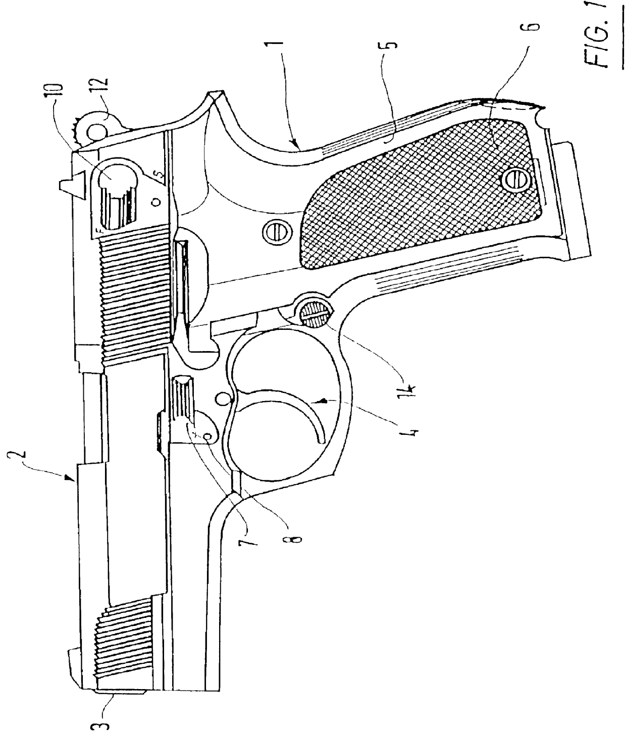 Pressure-operated firearm