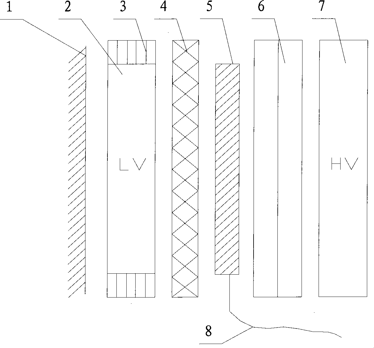 Wind power transformer and manufacturing method thereof