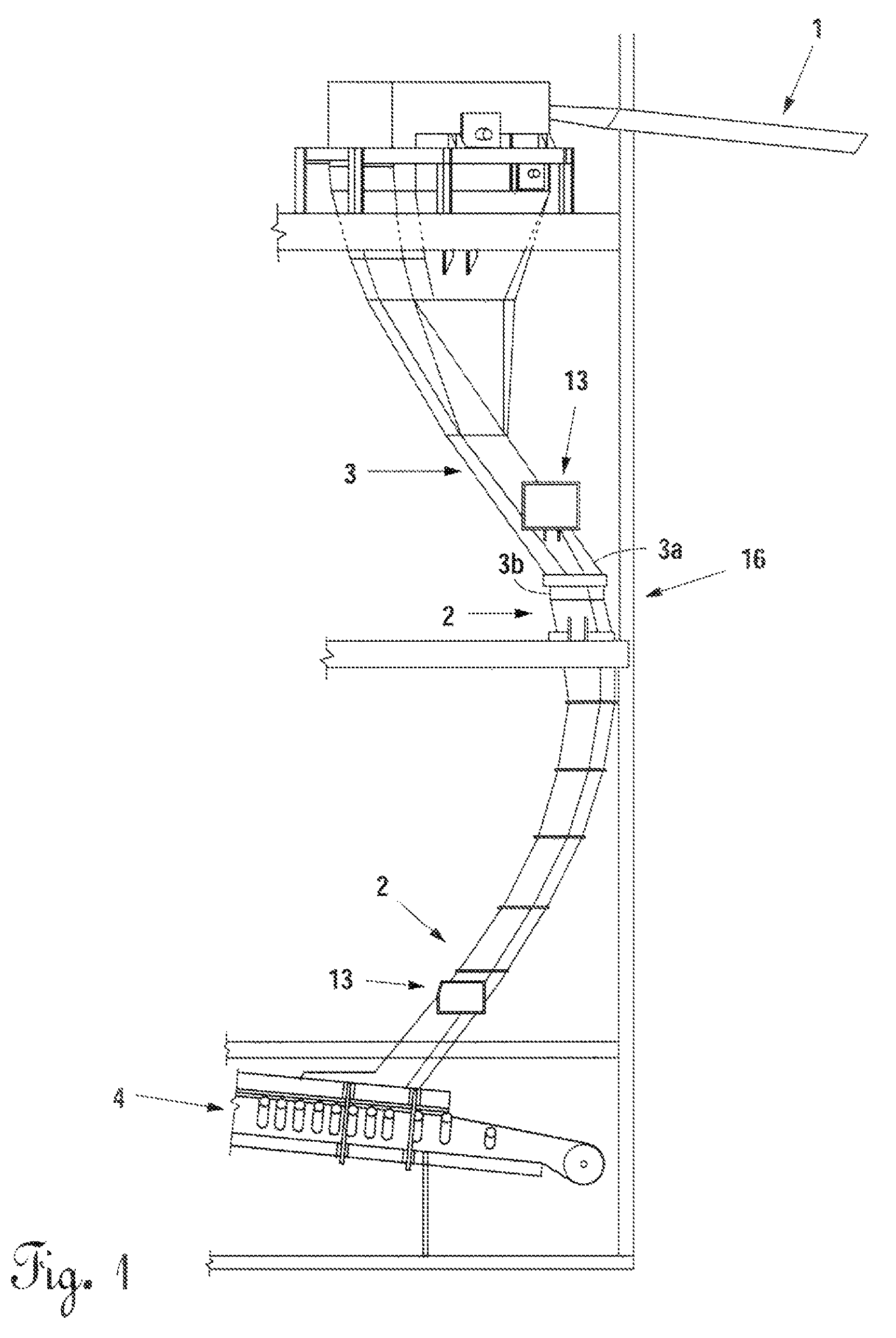 Apparatus and method for passive dust control in a transfer chute