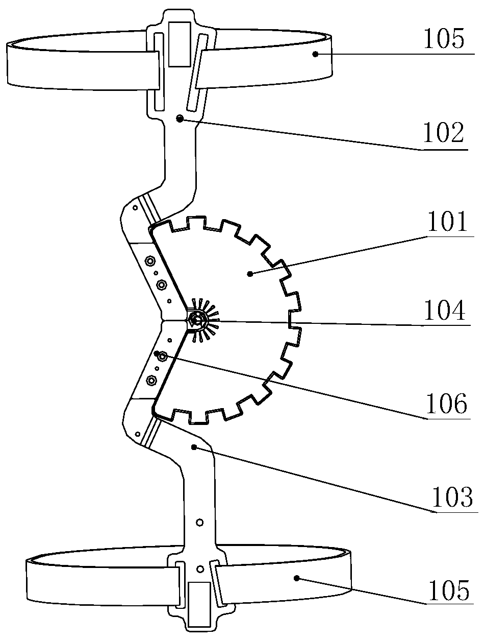 Wearable flexible knee joint exoskeleton and control method thereof