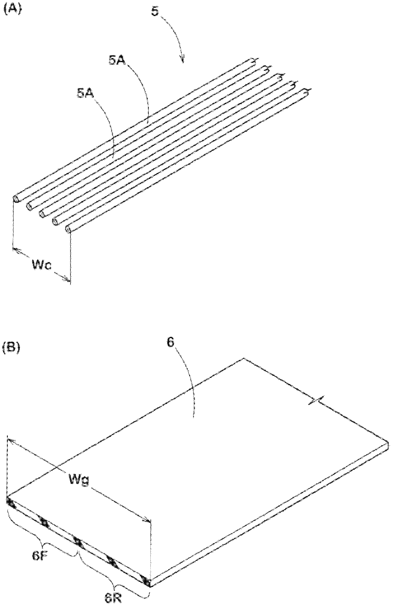 Method of manufacturing tire ply material