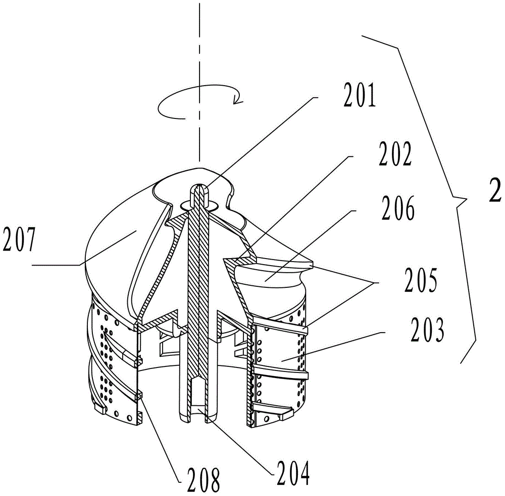 A kind of juice dregs separation mechanism and the slow juicer made of it