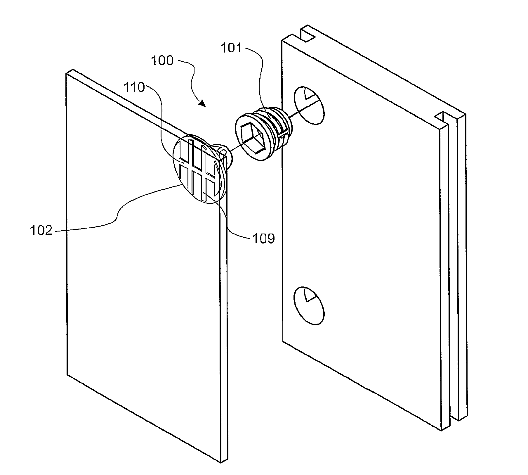 Panel mounting clip with adhesives