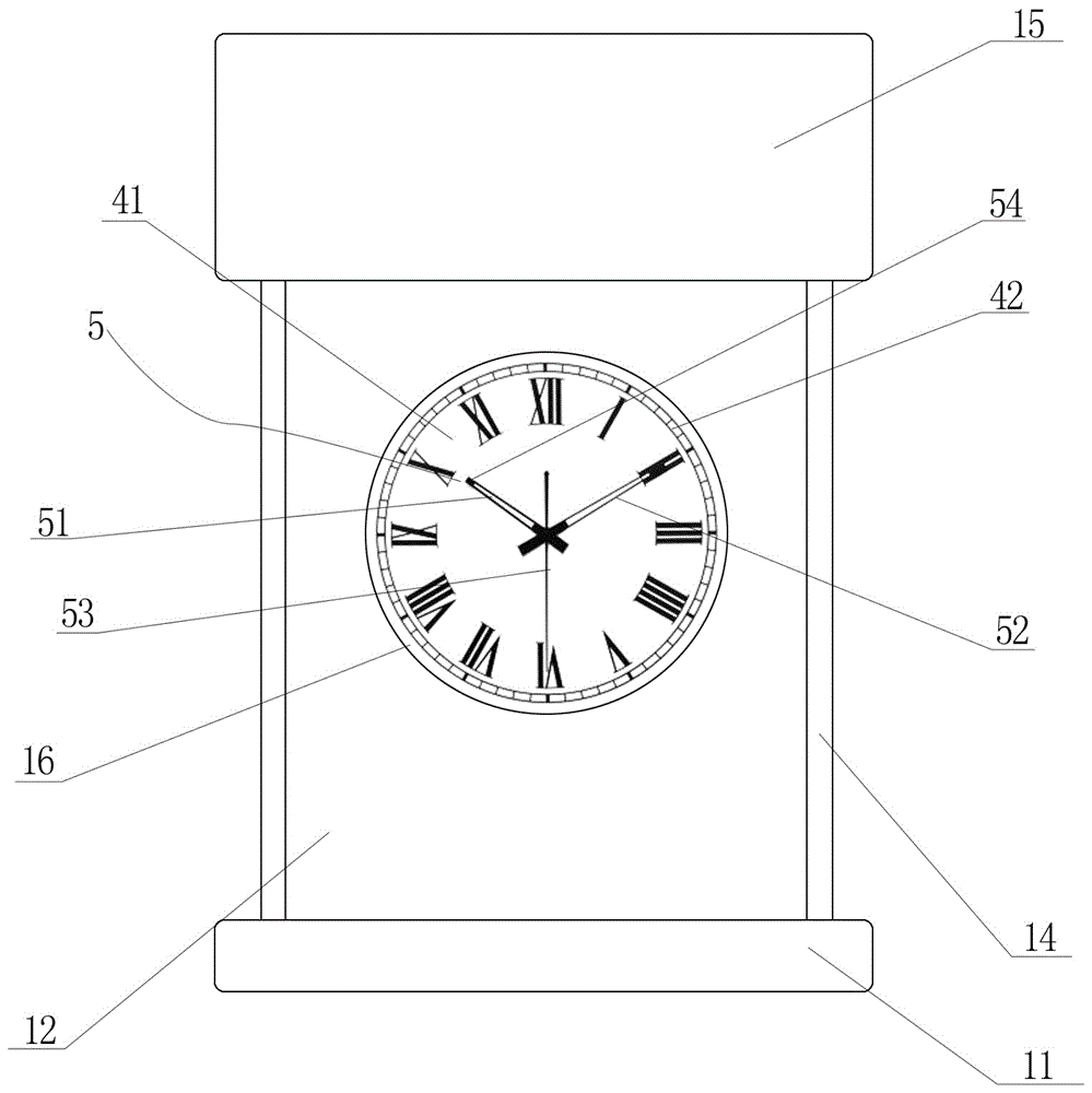 Noctilucent type quartz wall clock