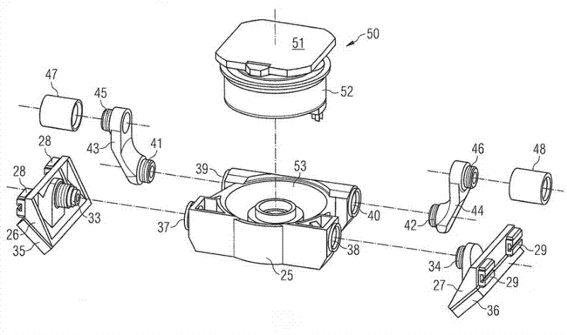 Machine tool having a carrier device for work pieces or tools