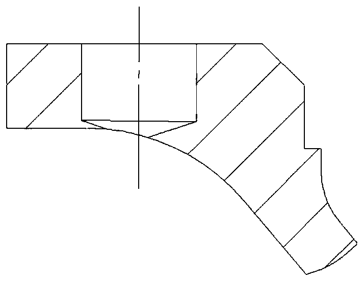 Method for machining special-shaped part hole