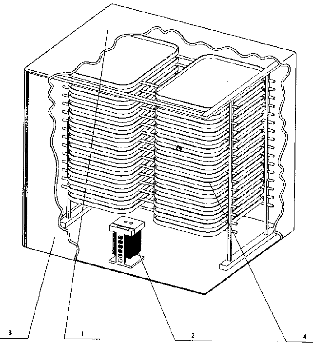 Method for rearing young silkworm in constant temperature and humidity