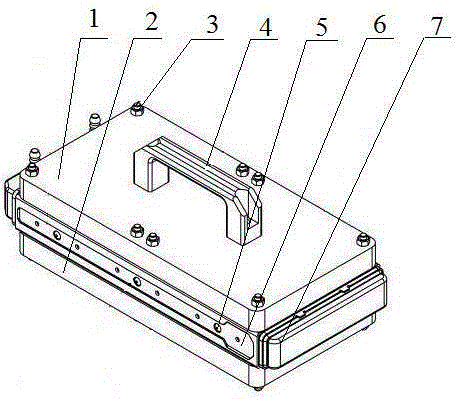 Riveting clamp for assembling plates of radiator