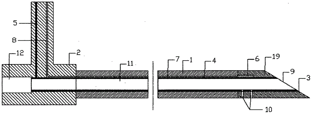 Radiofrequency ablation volume reduction electrode capable of exporting lung exhaust gas