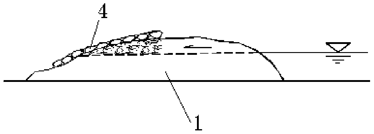 Controlled drainage structure and method for emergency treatment of barrier lake