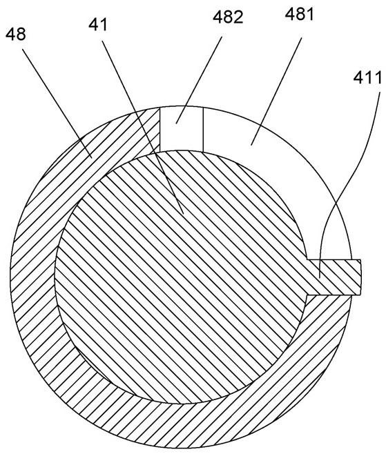 A kind of dry-hanging stone grooved dust-proof device