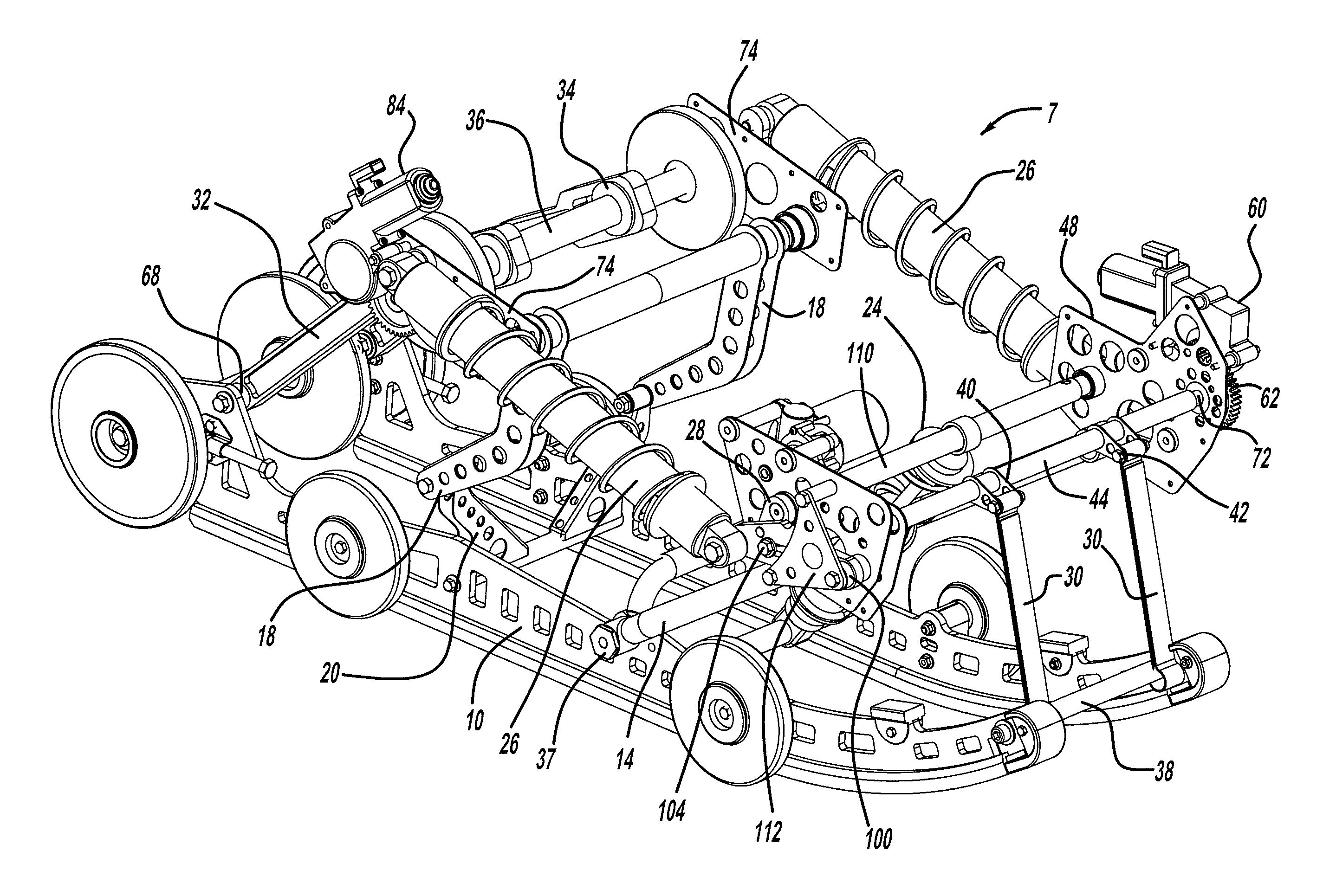 Semi-active snowmobile rear suspension