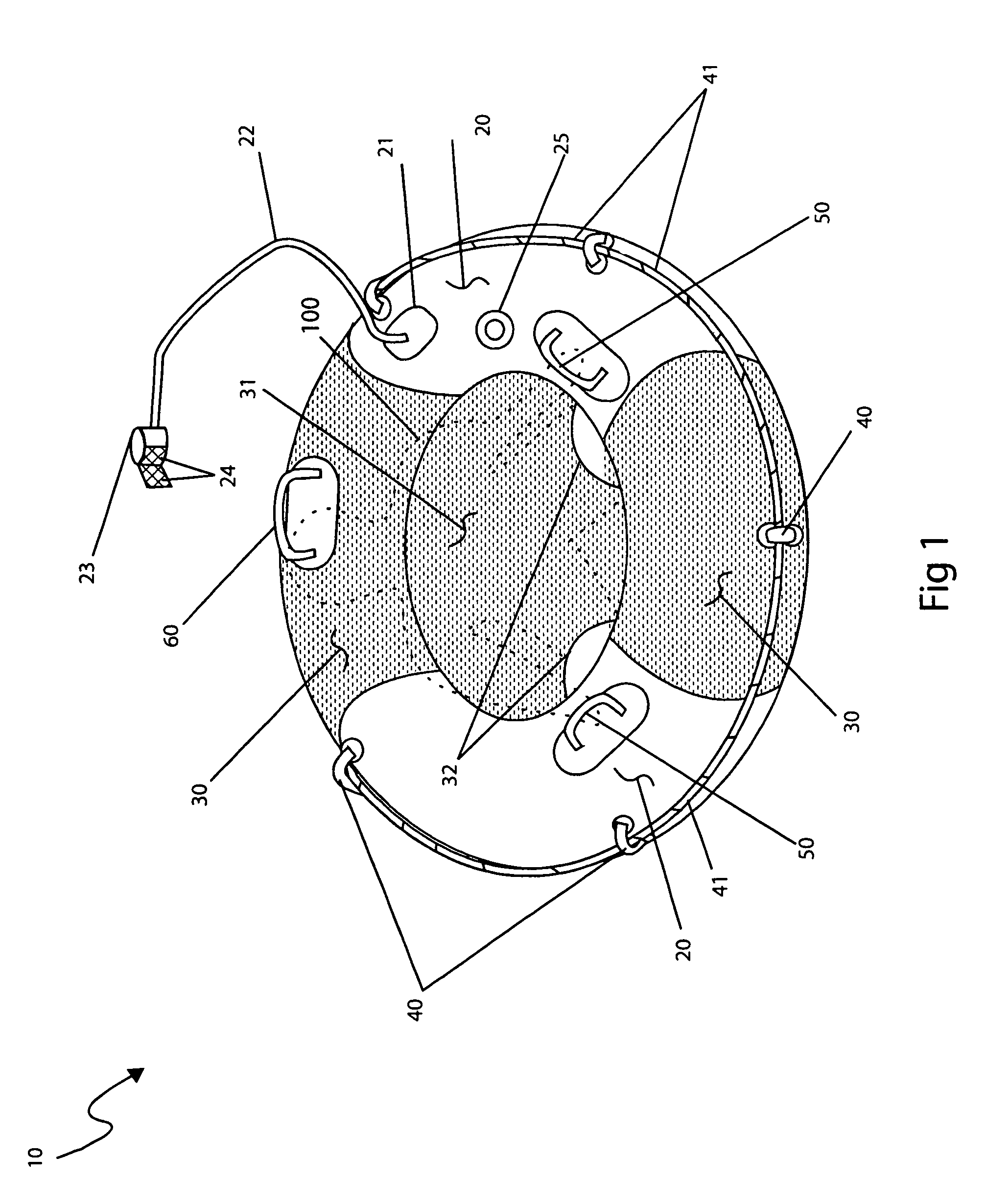 Tethered flotation device and method of use thereof
