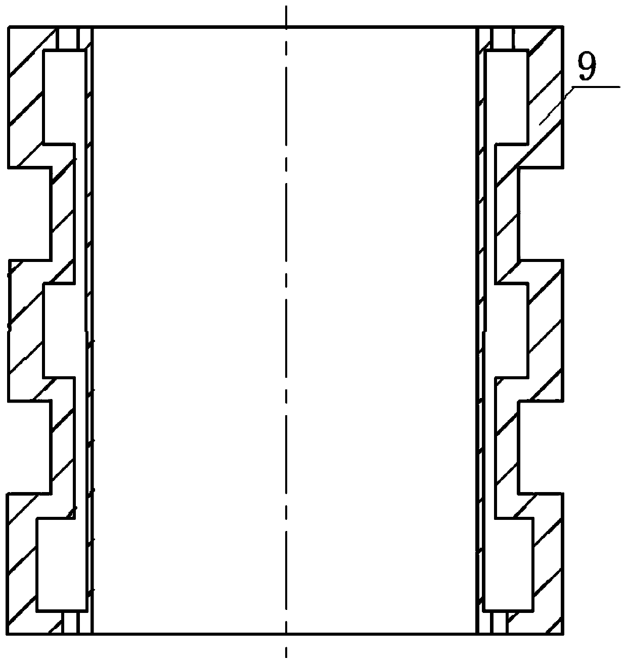 A vertical pump shaft vibration mitigation device