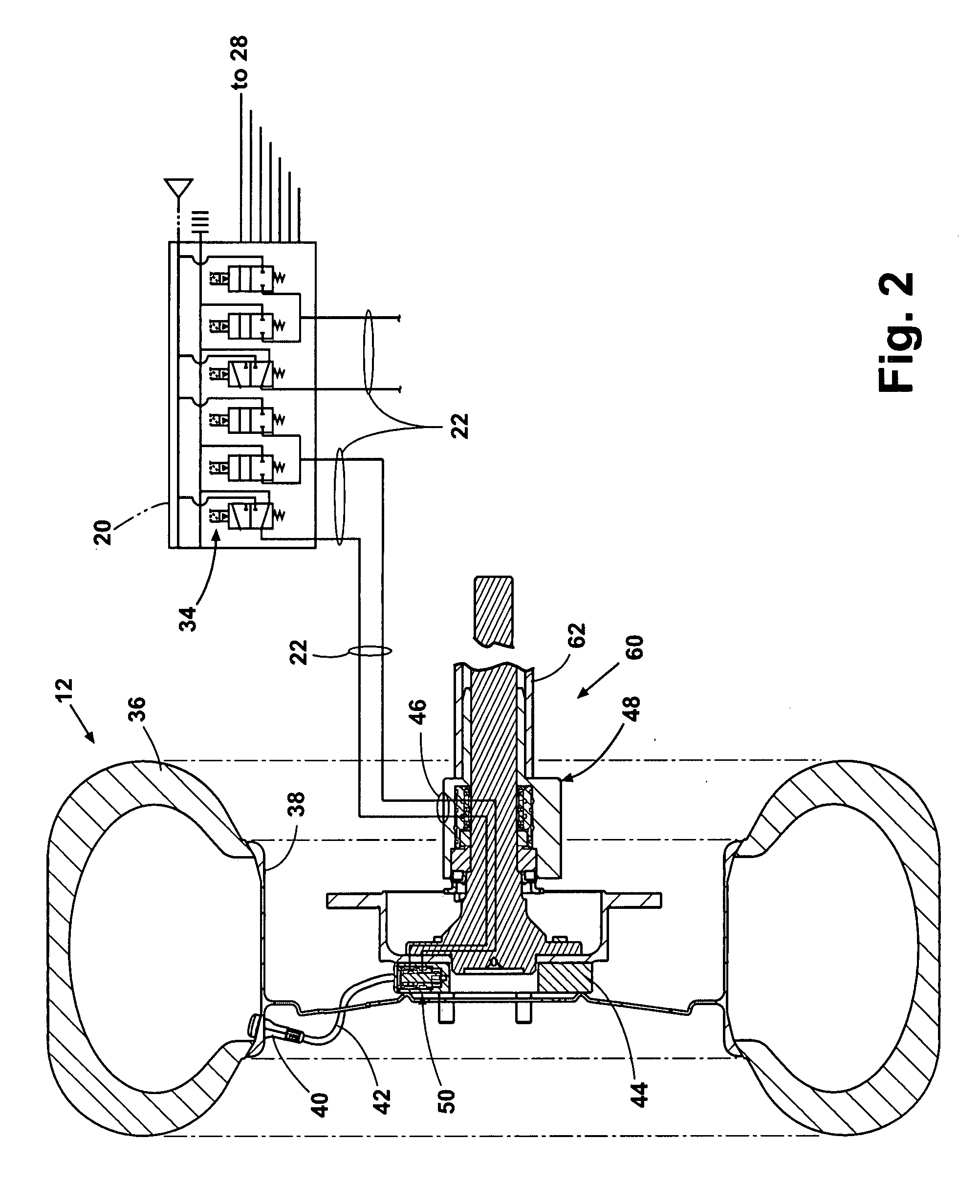 Tire inflation control method and apparatus
