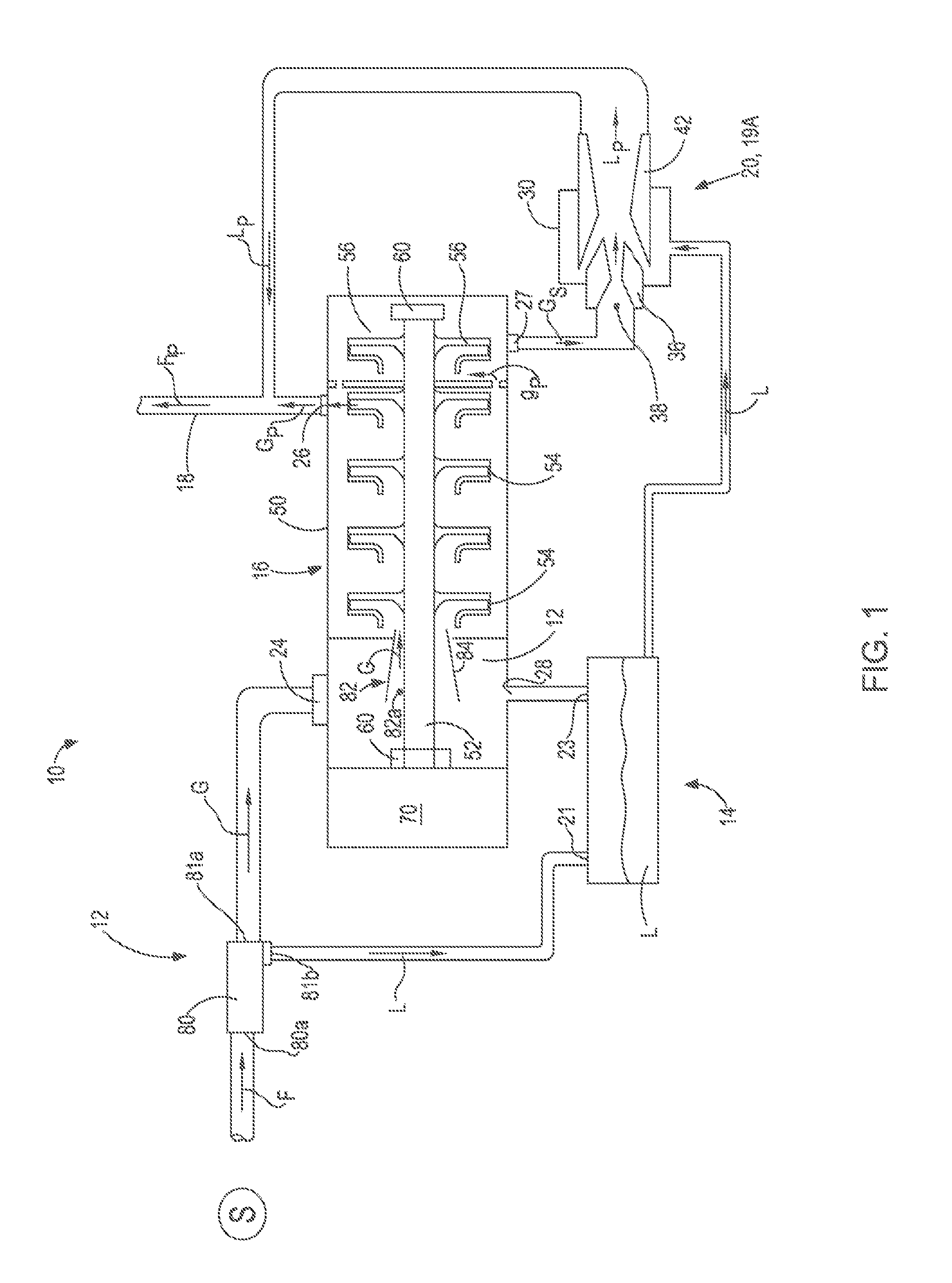Compressor assembly including separator and ejector pump