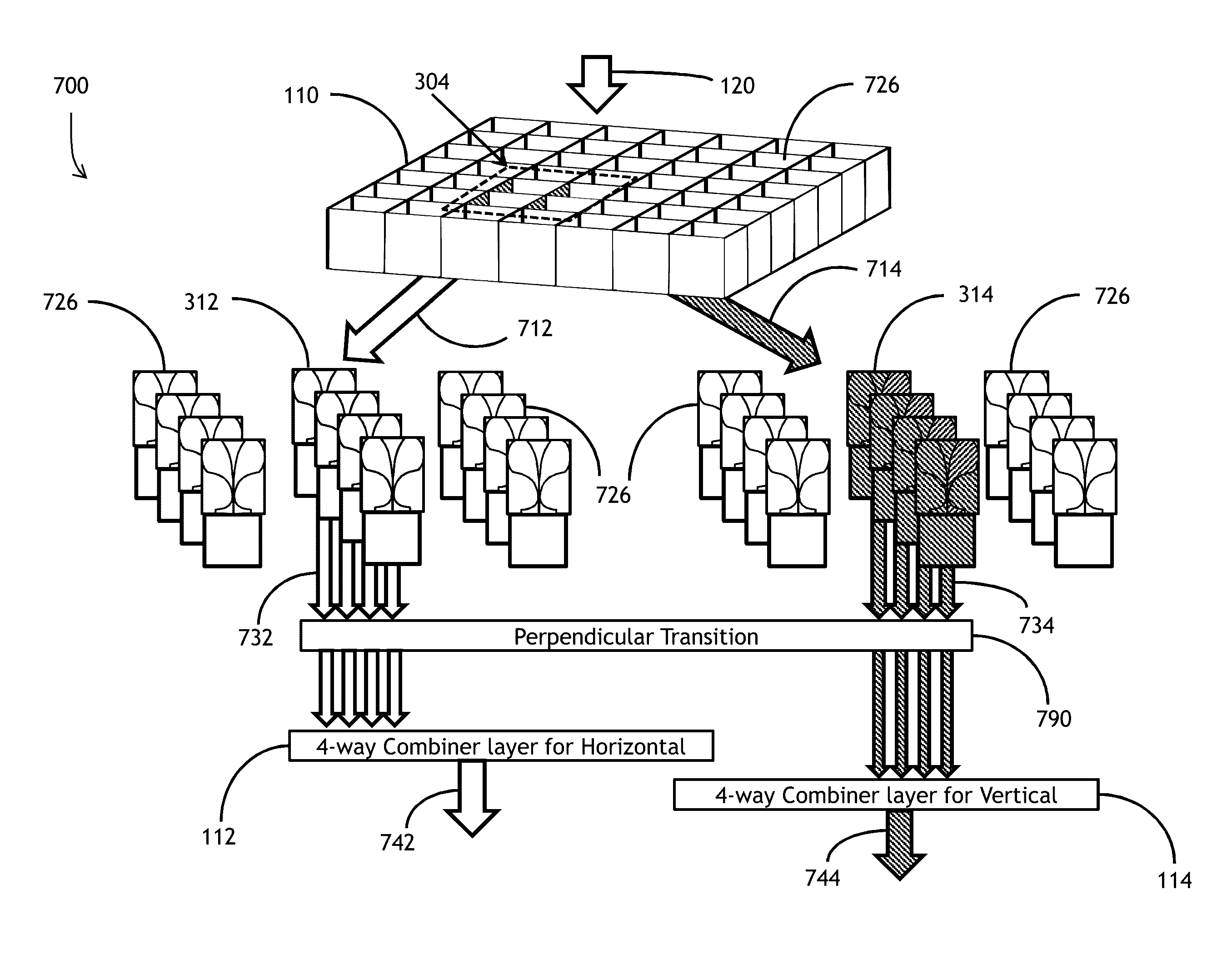 Direction finding BAVA array with integrated communications antenna system and related method