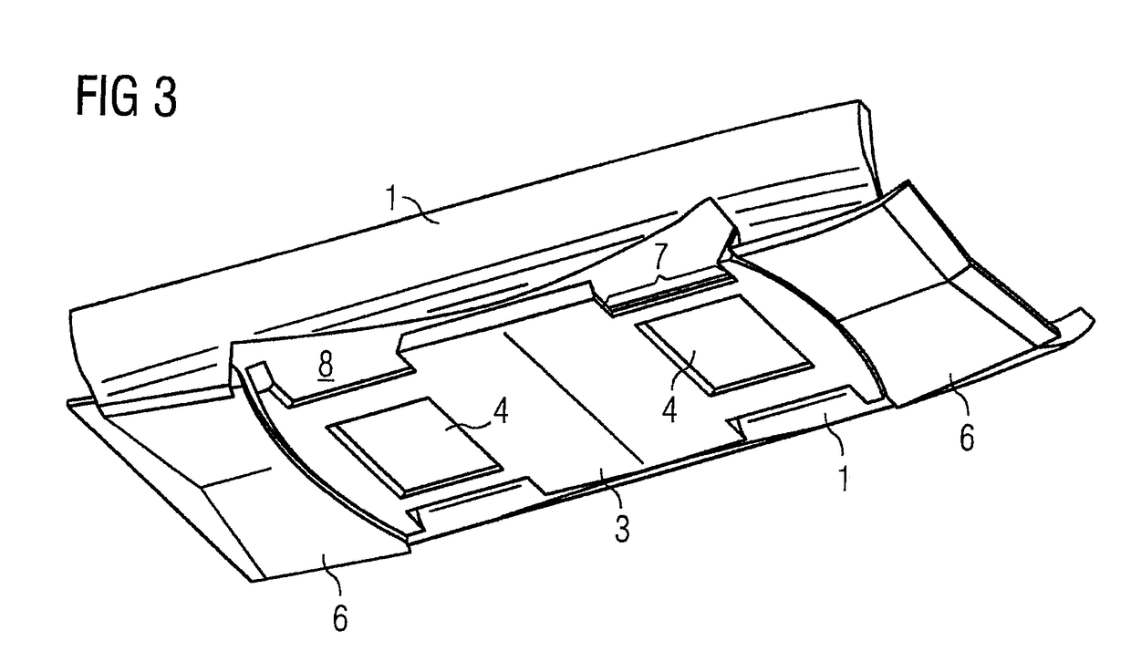 Rail vehicle having a concealed undercarriage