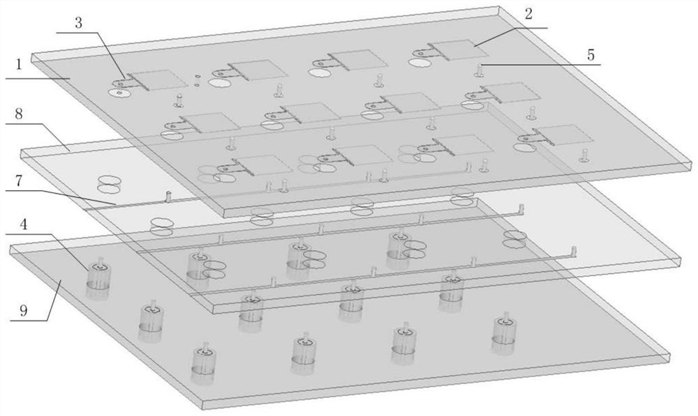 Ball Shan array antenna monitoring device