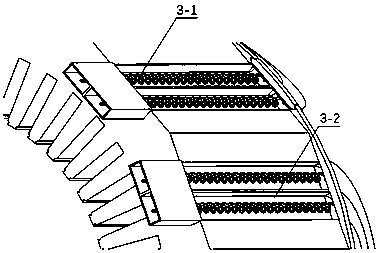 Embedded multi-channel water-helium double circulation cooling structure for large motor