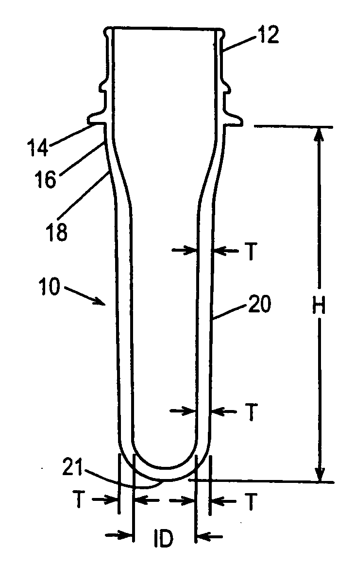 Low IV pet based copolymer preform with enhanced mechanical properties and cycle time, container made therewith and methods