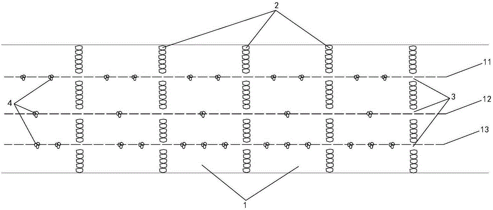 Ecological fish way with multi-flow-speed channels