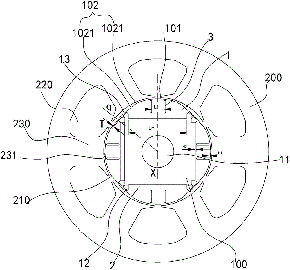 Motor rotor and motor with same