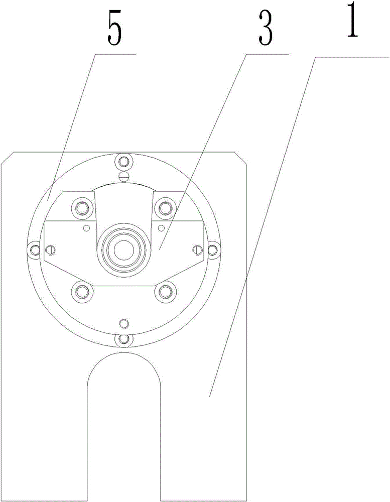 A bearing support structure