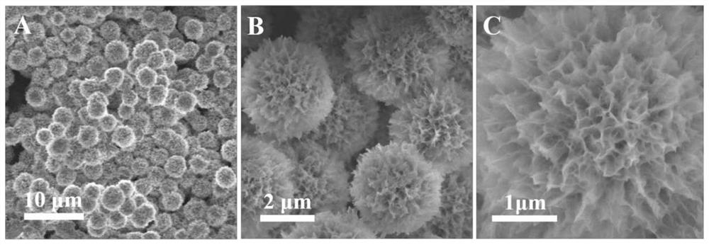 PtCo nano-alloy modified Co3O4-SiO2 flower-like multistage composite material and preparation method thereof