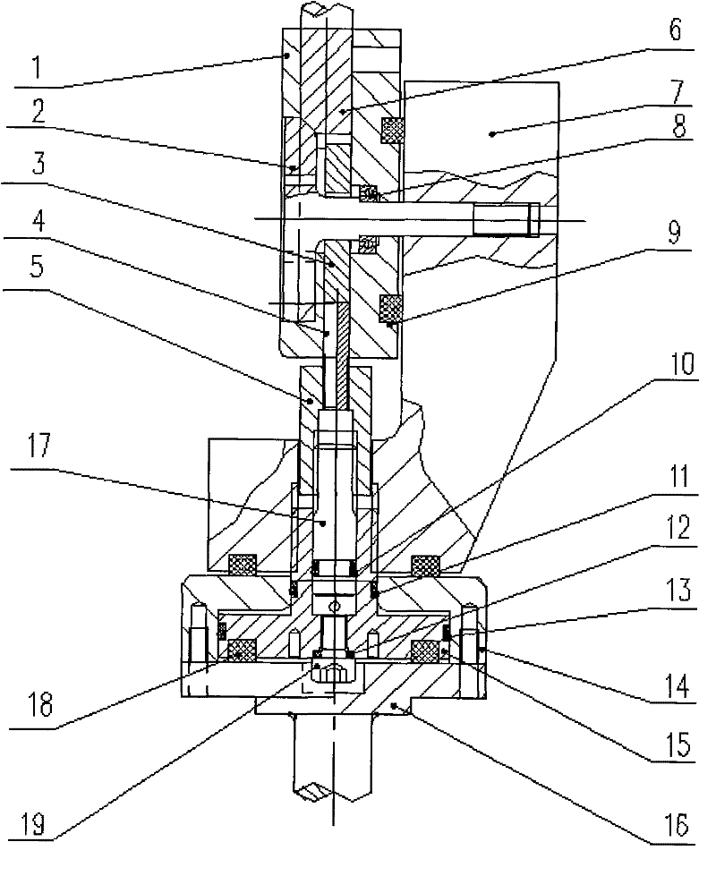 Biplanar frictional two-freedom-degree joints based on hydraulic pressure