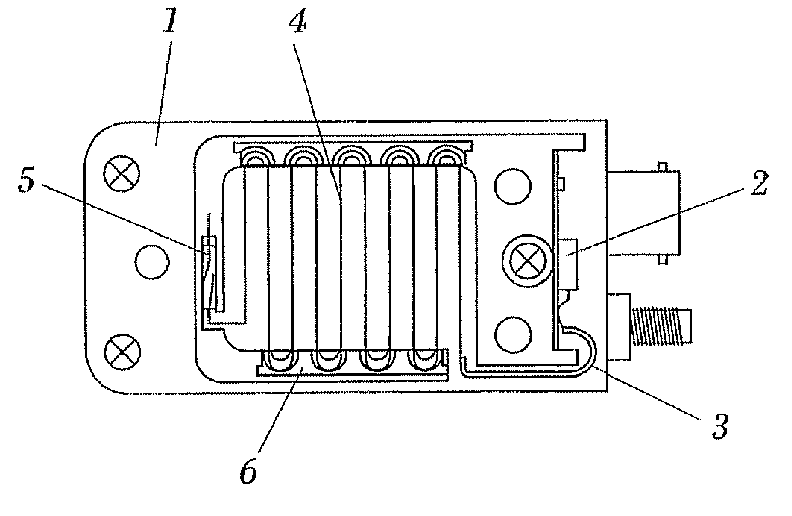 Heater module for the admission gases of an automobile engine with an overheating protection and/or closed-loop regulation