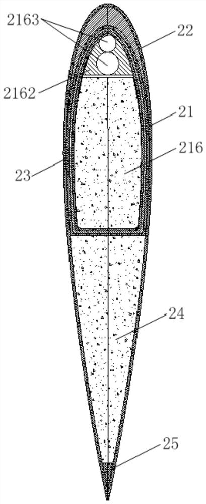 Rotor blade integrally formed by three-dimensional woven composite material and manufacturing method