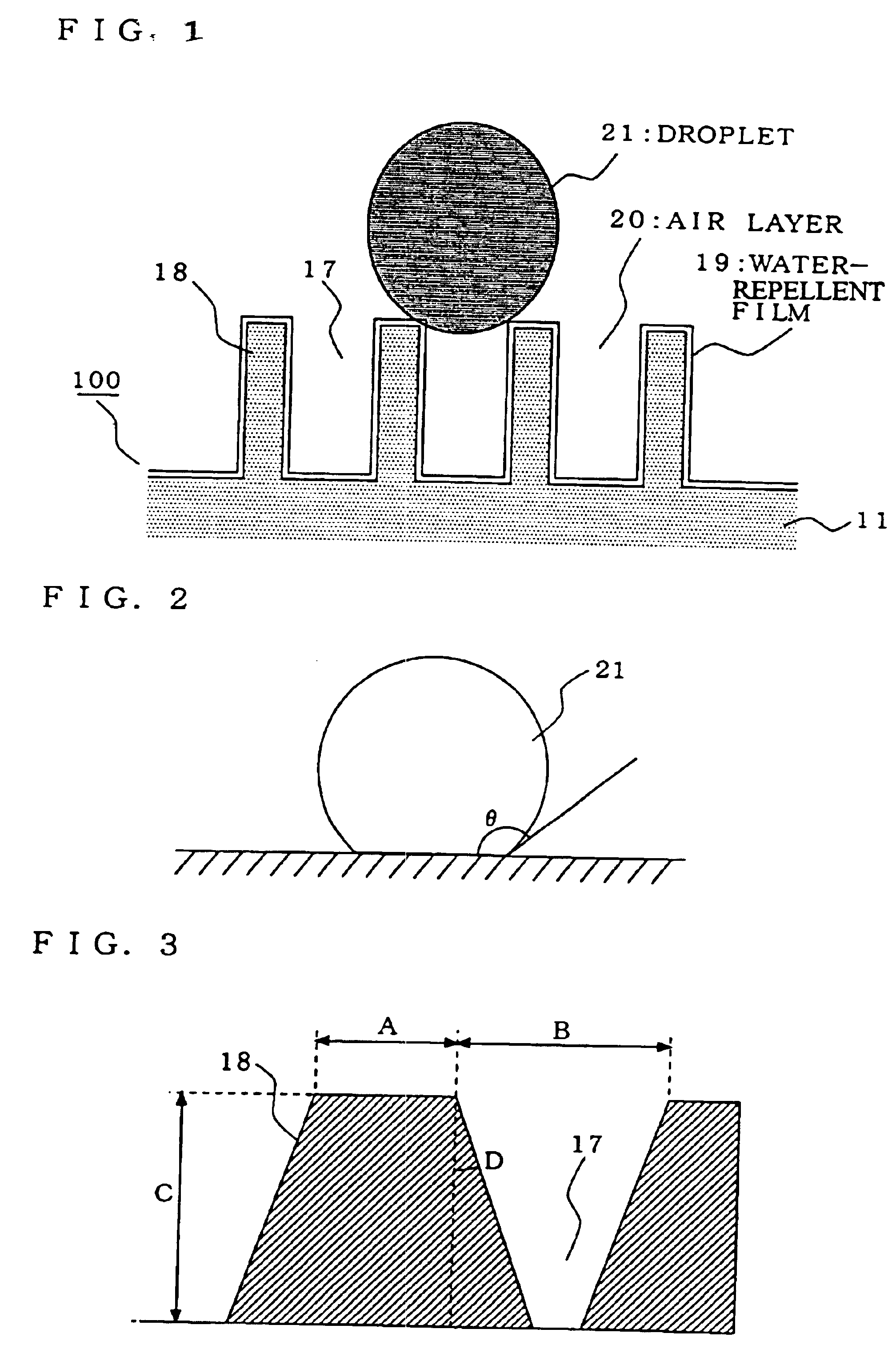 Structural member superior in water repellency and method for manufacturing the same