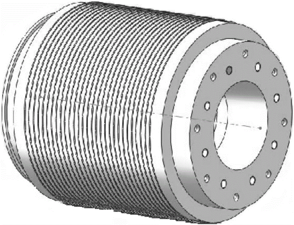 Multi-wire sawing machine roller for cutting SiC single crystals with different diameters and use method of multi-wire sawing machine roller