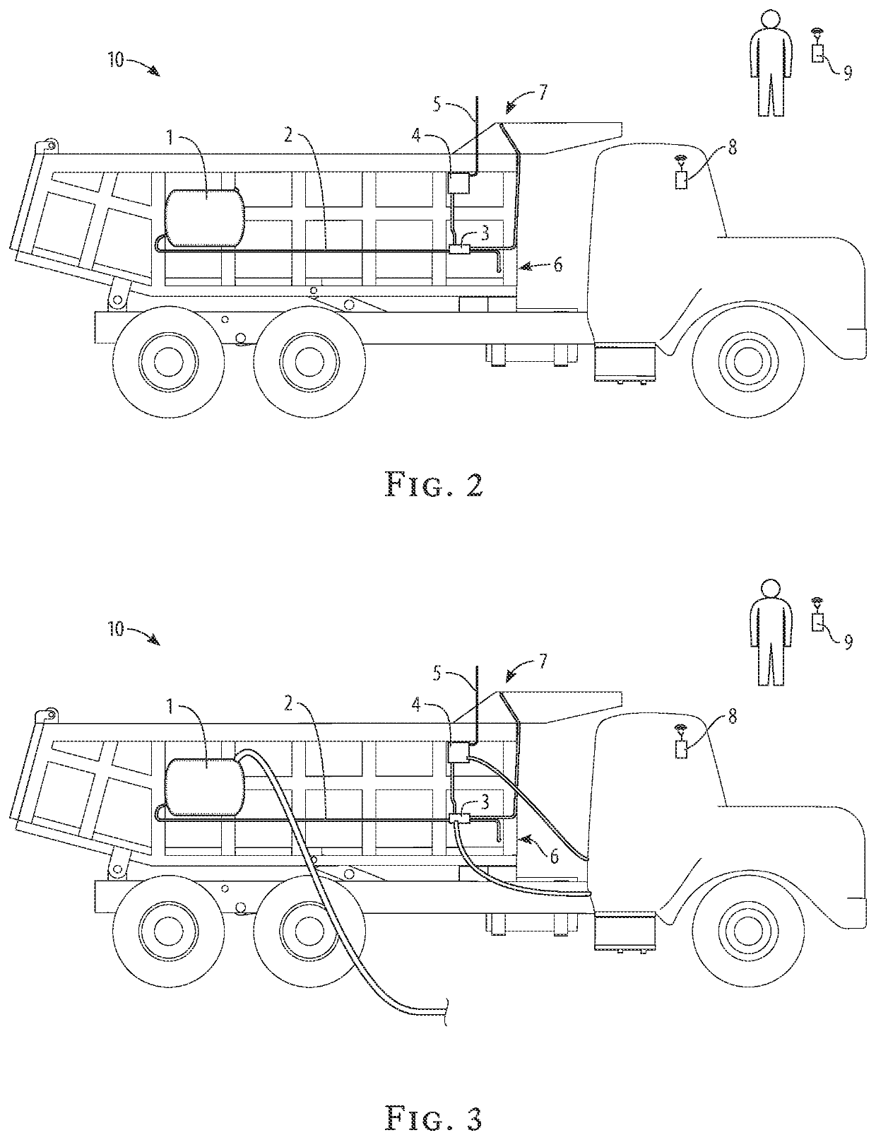 Dump-truck fluid assistance system and method