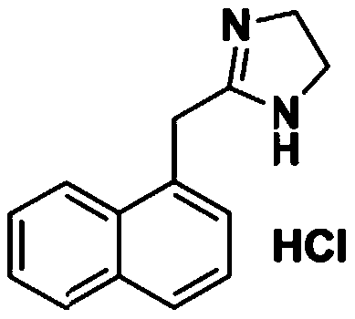 Preparation method of naphazoline hydrochloride