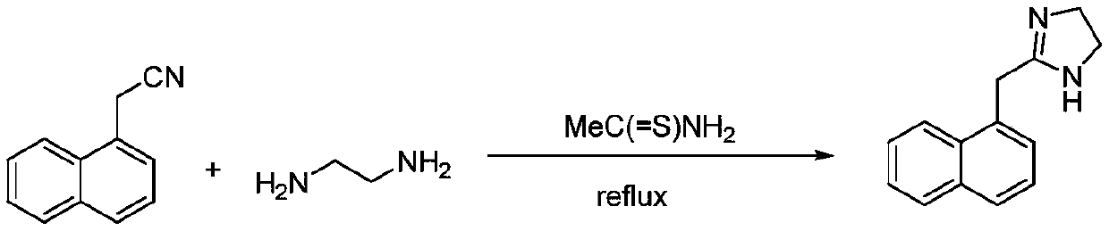 Preparation method of naphazoline hydrochloride