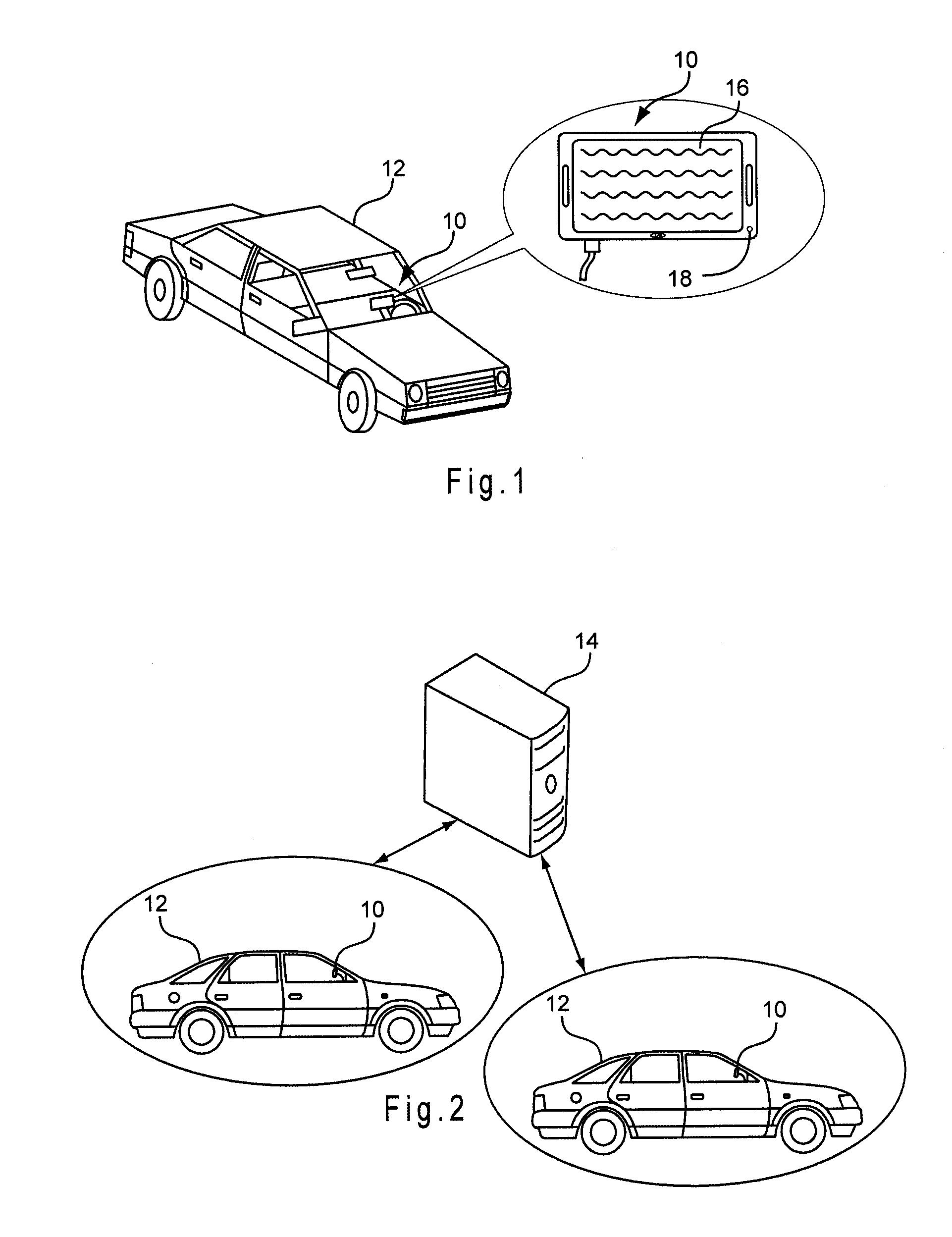 Virtual rent-a-car system and method with in-car concierge device