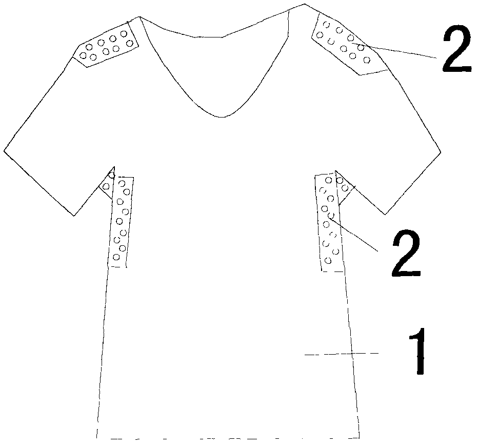Breathable T-shirt with warm function