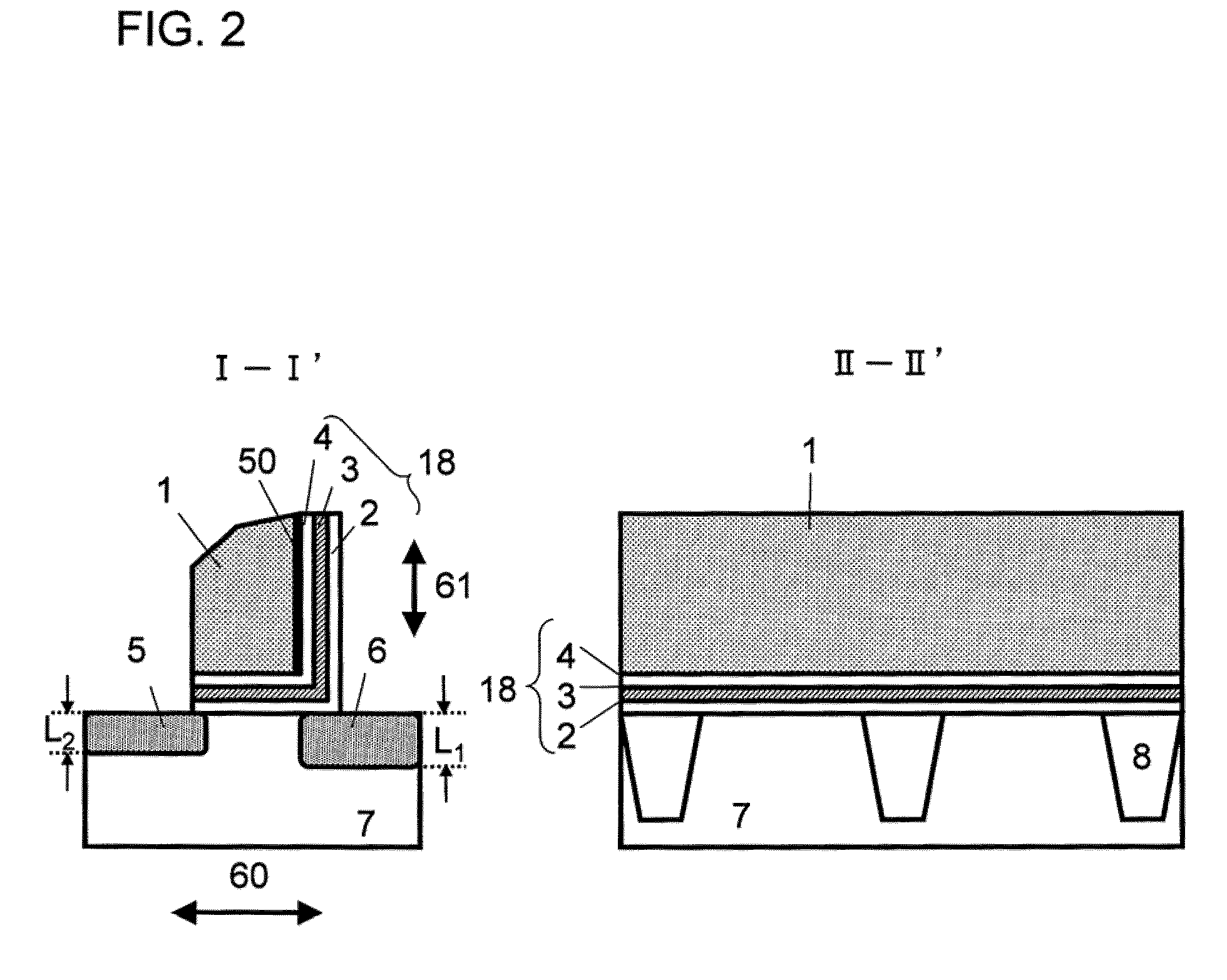 Nonvolatile storage device and method for manufacturing the same in which insulating film is located between first and second impurity diffusion regions but absent on first impurity diffusion region