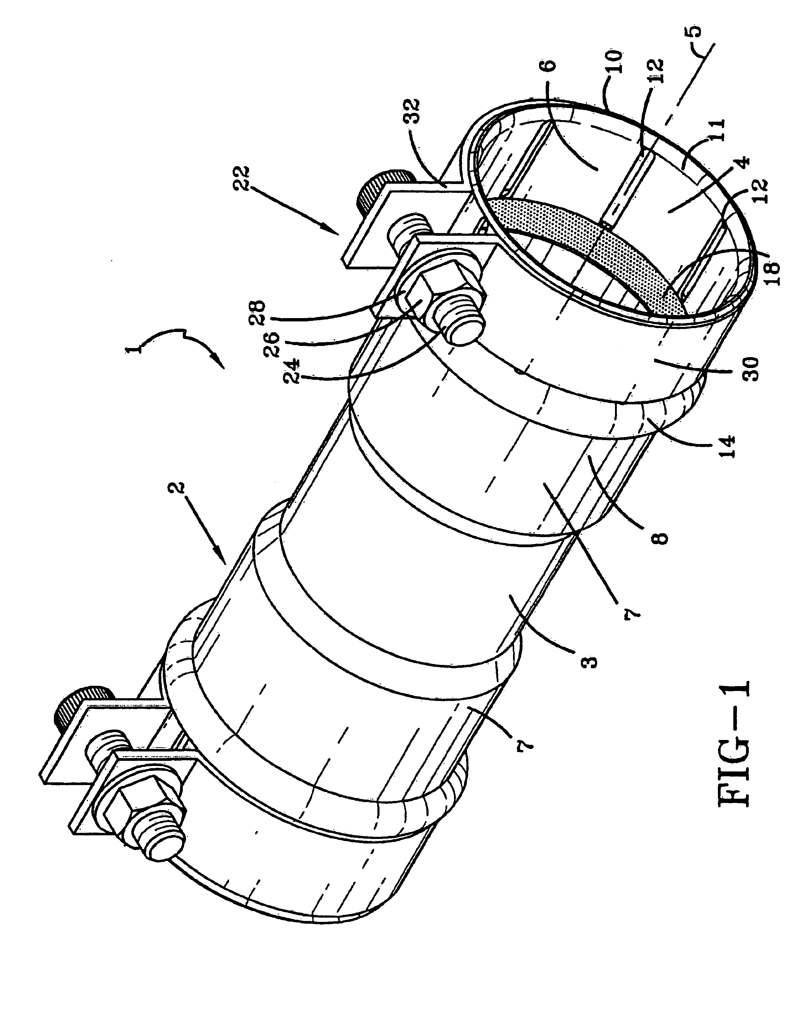 Coupler for low pressure piping system
