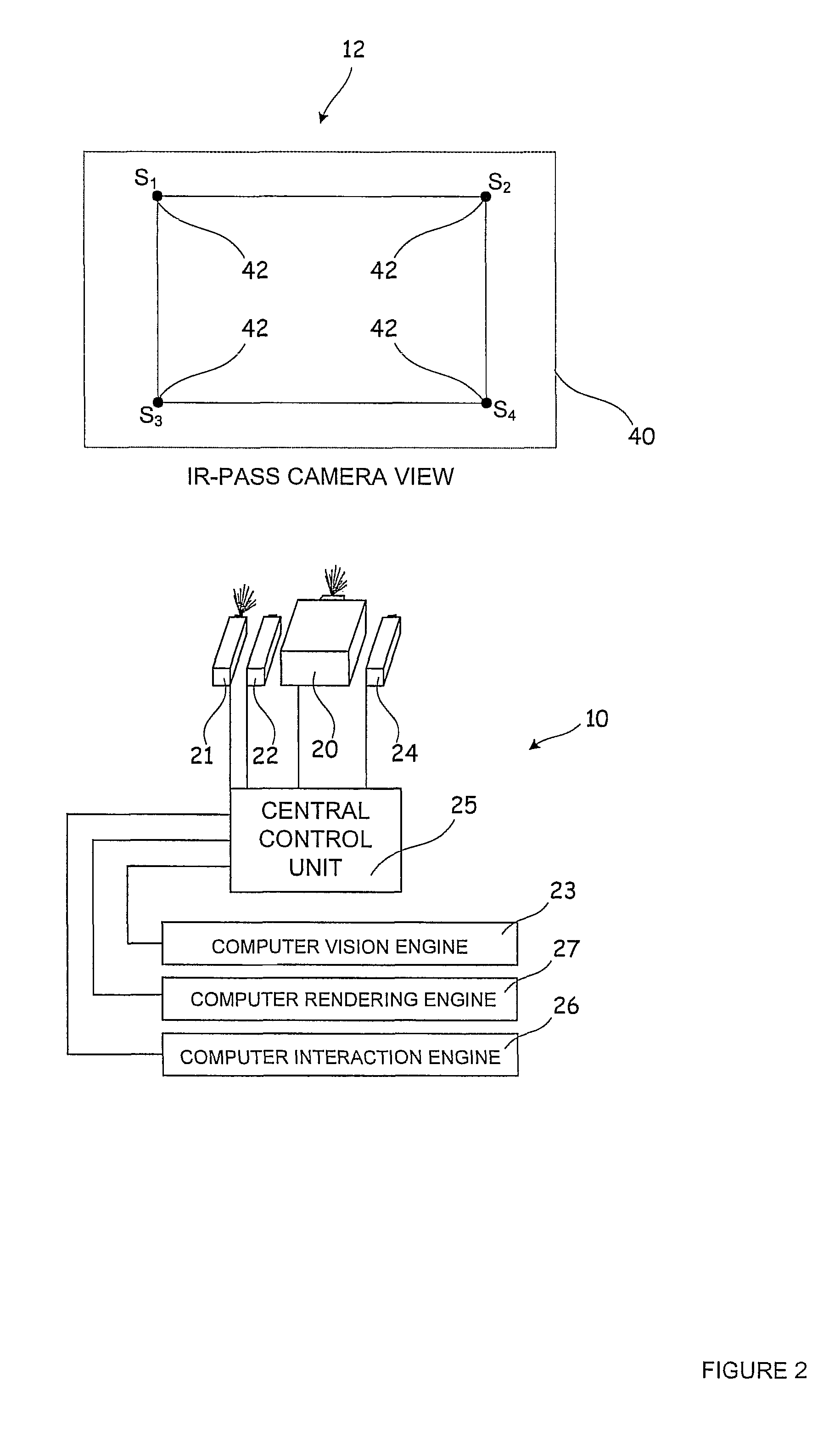 System and associated methods of calibration and use for an interactive imaging environment