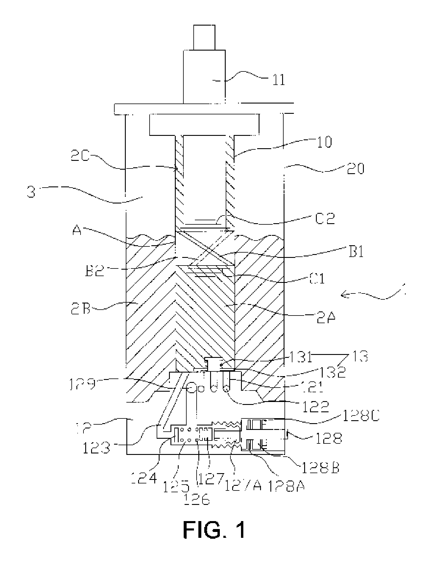 Shock absorber for a vehicle