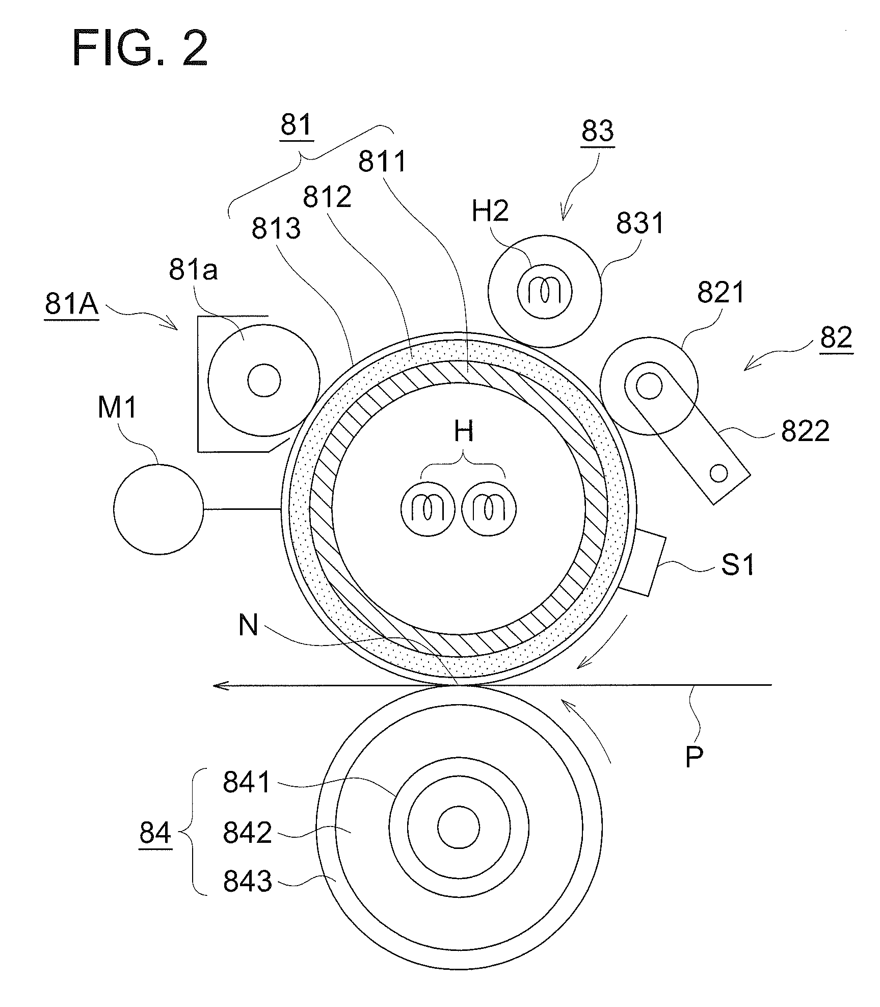 Fixing unit with auxiliary heating member and surface recovery member, and image forming apparatus